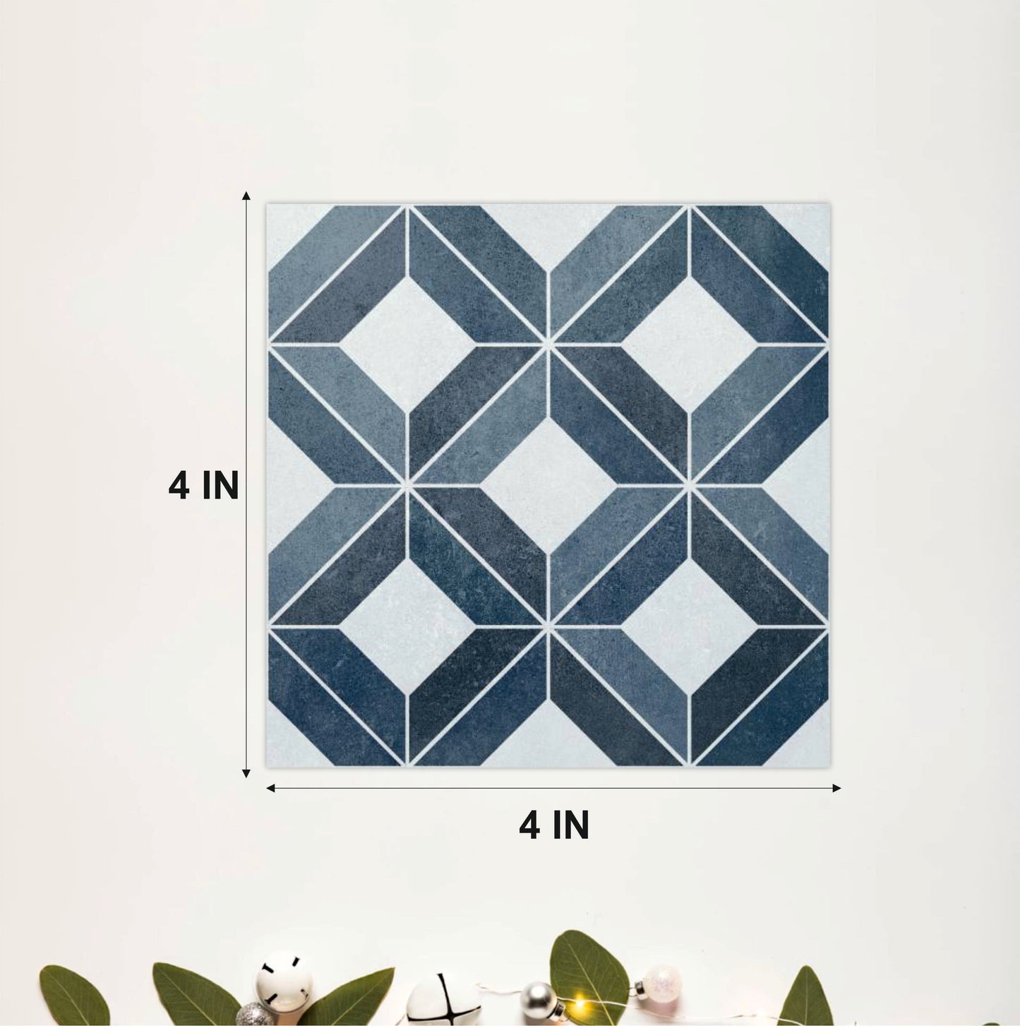 Contemporary Diamond Grid Tile Sticker