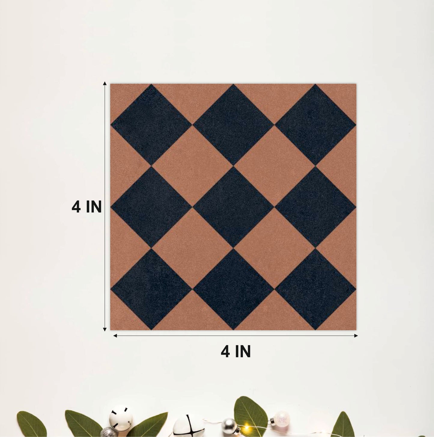 Modern Checker Mosaic Tile Sticker