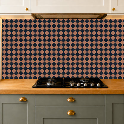 Modern Checker Mosaic Tile Sticker