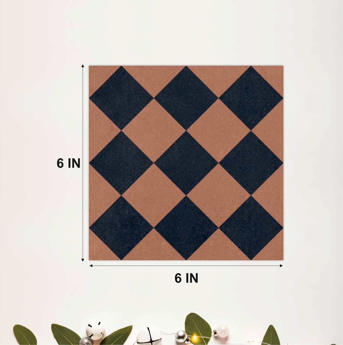 Modern Checker Mosaic Tile Sticker