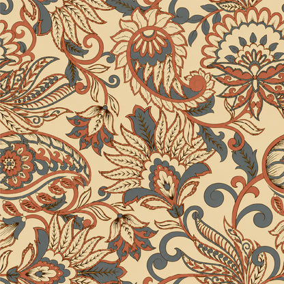 Mediterranean Floral Tile Sticker