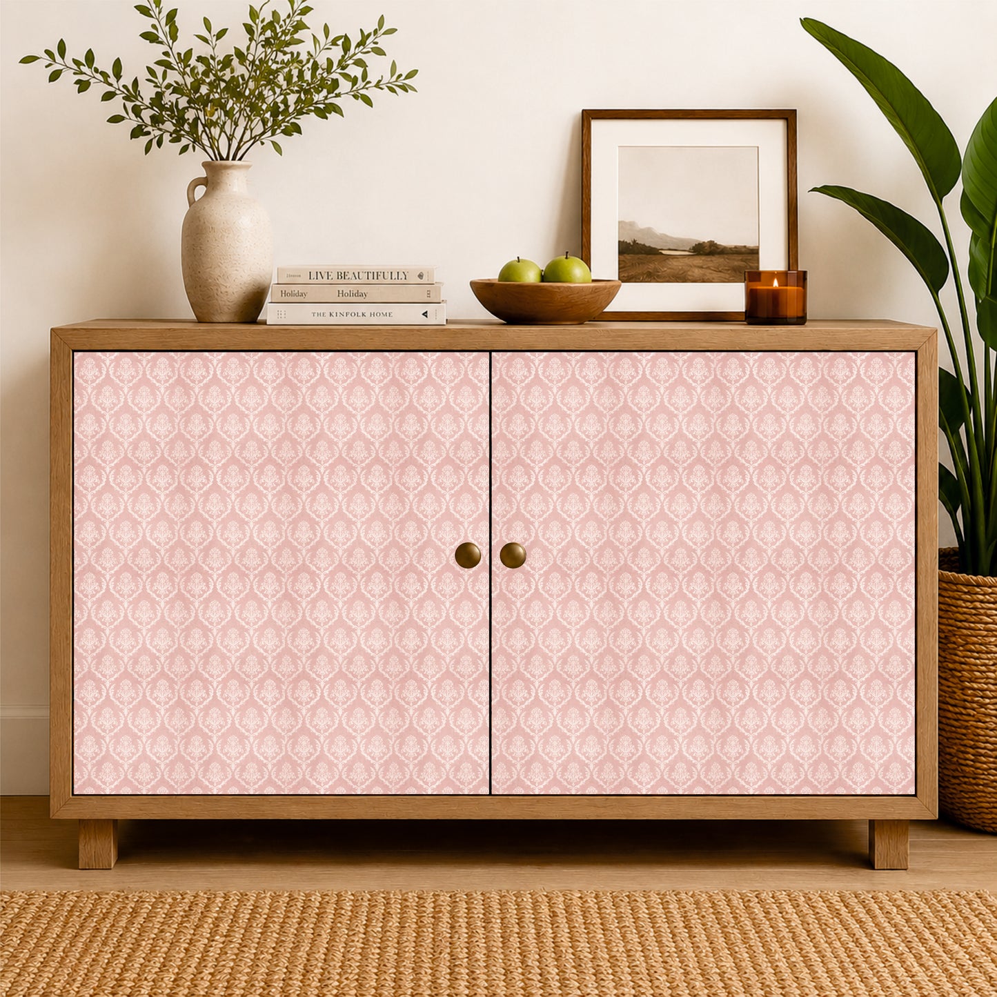 Royal Damask Pattern Tile Sticker