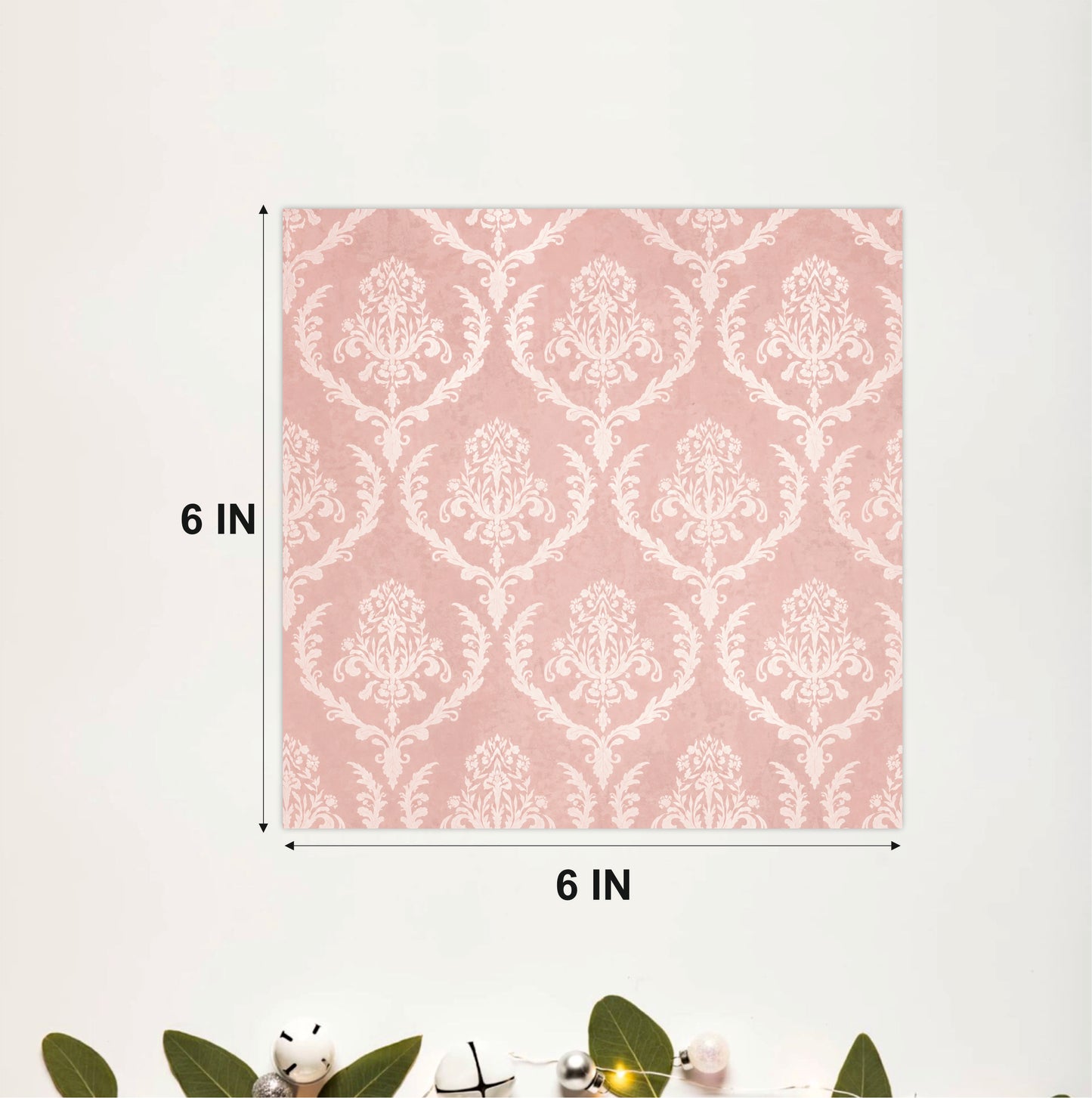 Royal Damask Pattern Tile Sticker