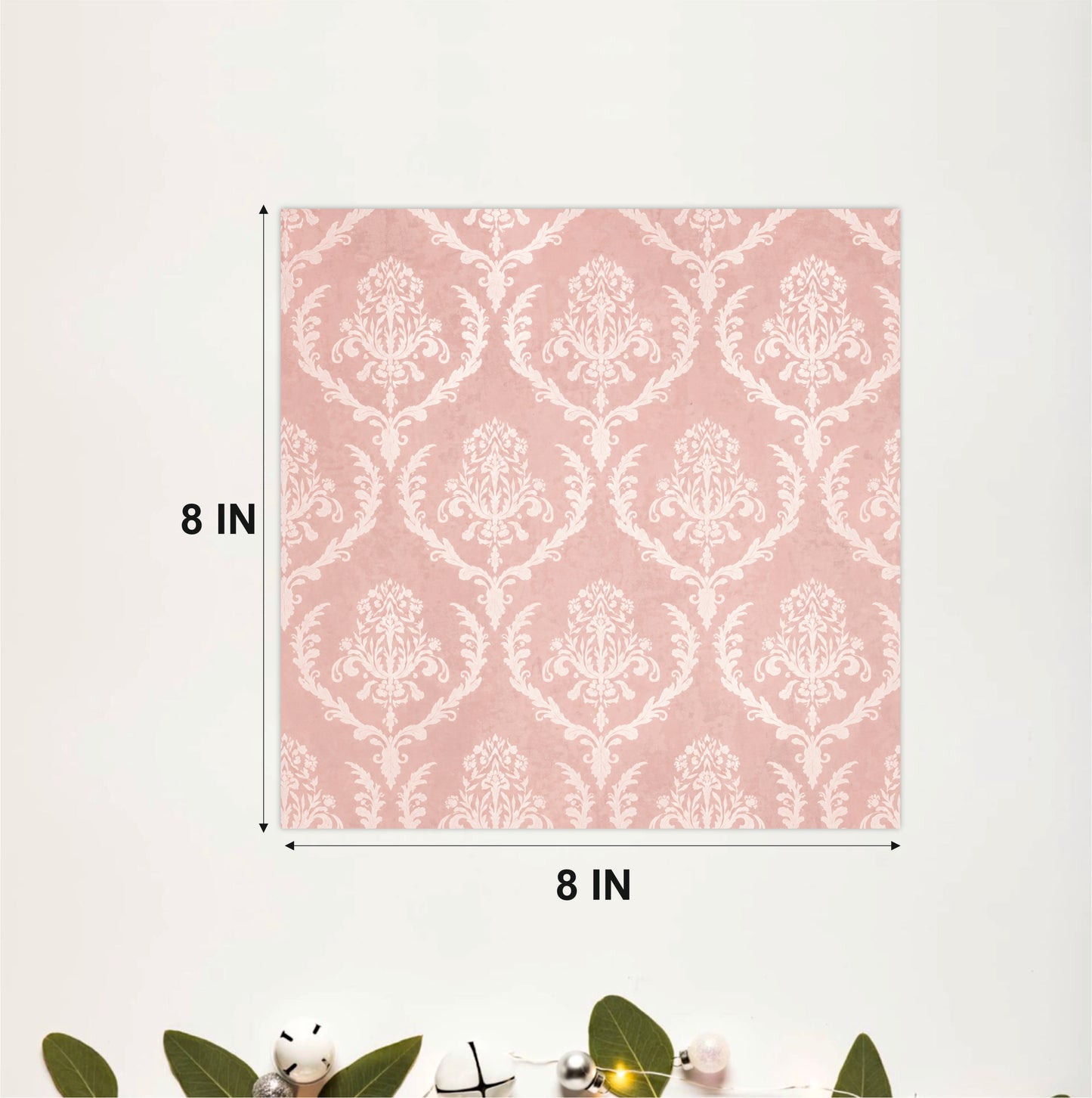 Royal Damask Pattern Tile Sticker
