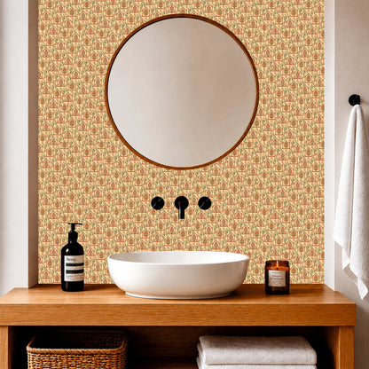 Traditional Indian Floral Tile Sticker