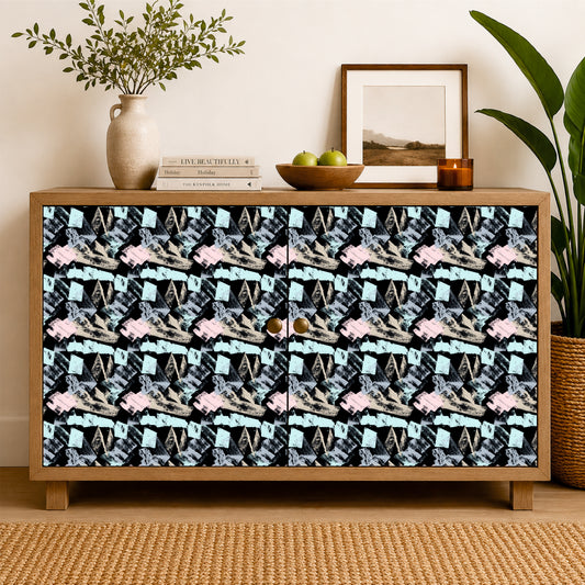 Scandinavian Abstract Art Tile Sticker