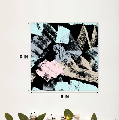 Scandinavian Abstract Art Tile Sticker