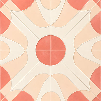 Retro Geometric Mosaic Tile Sticker