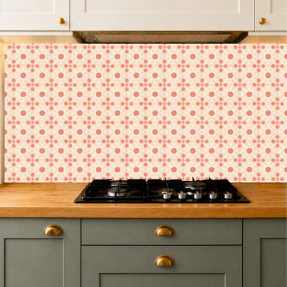 Retro Geometric Mosaic Tile Sticker
