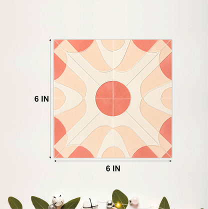 Retro Geometric Mosaic Tile Sticker