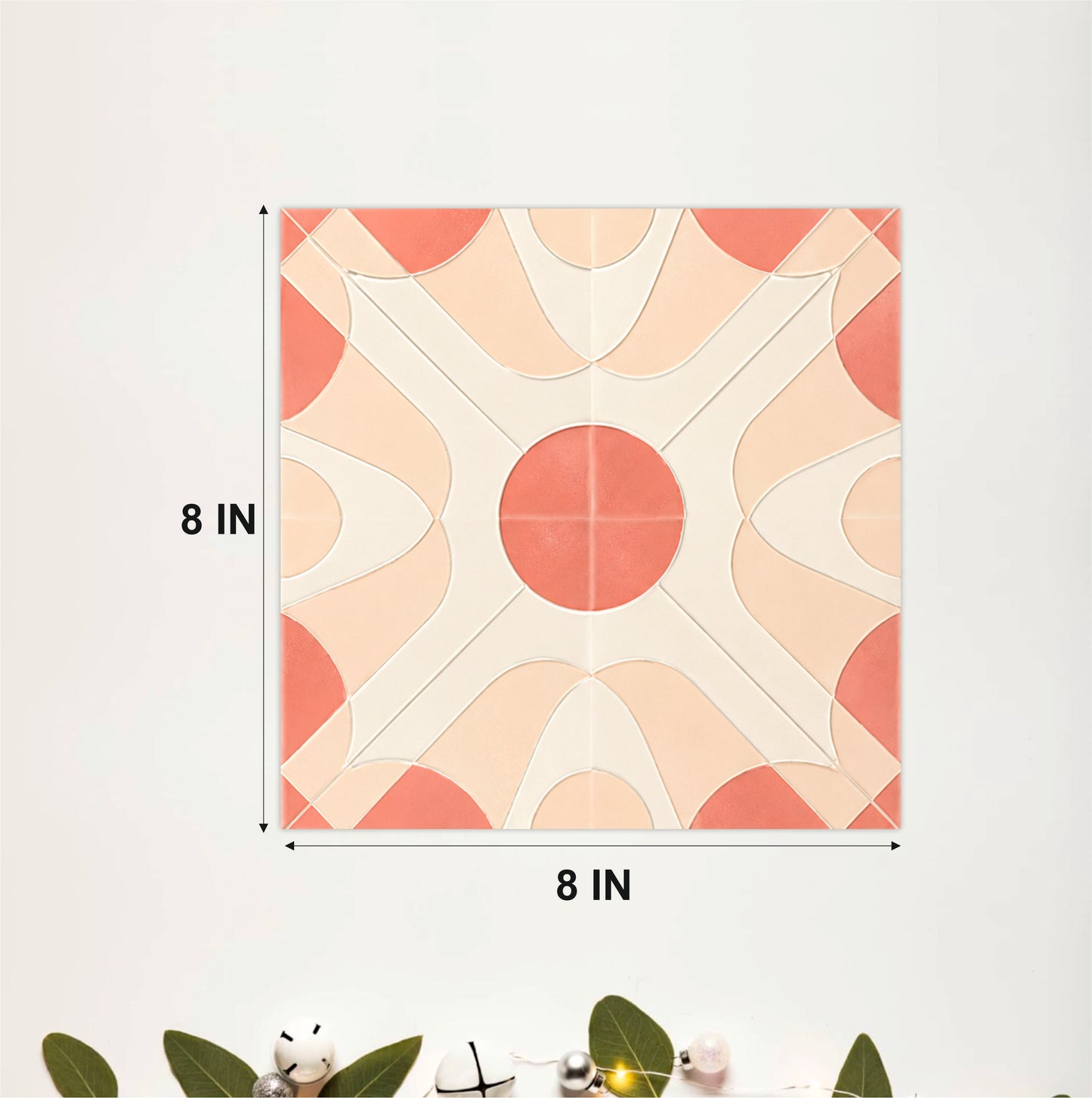 Retro Geometric Mosaic Tile Sticker