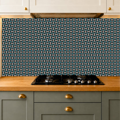Scandinavian Link Pattern Tile Sticker