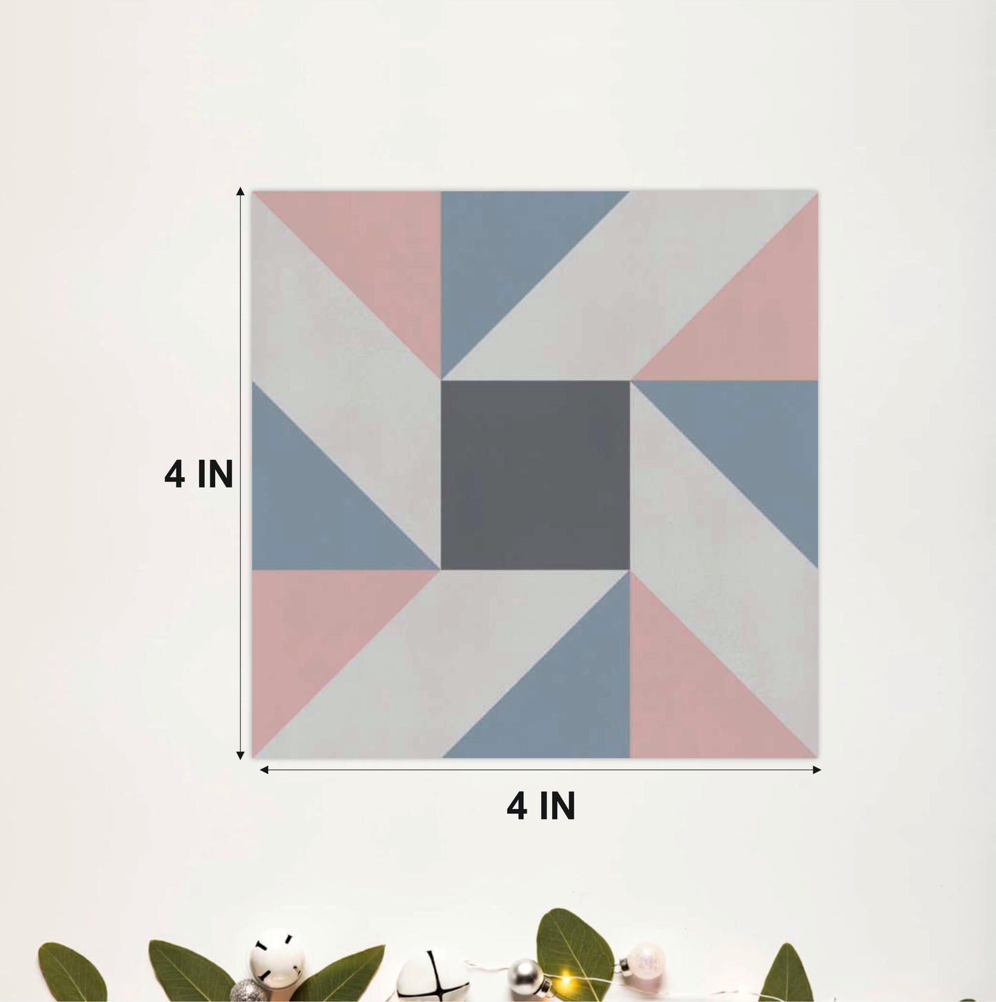 Abstract Pastel Geometry Tile Sticker