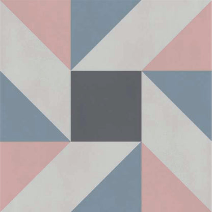 Abstract Pastel Geometry Tile Sticker
