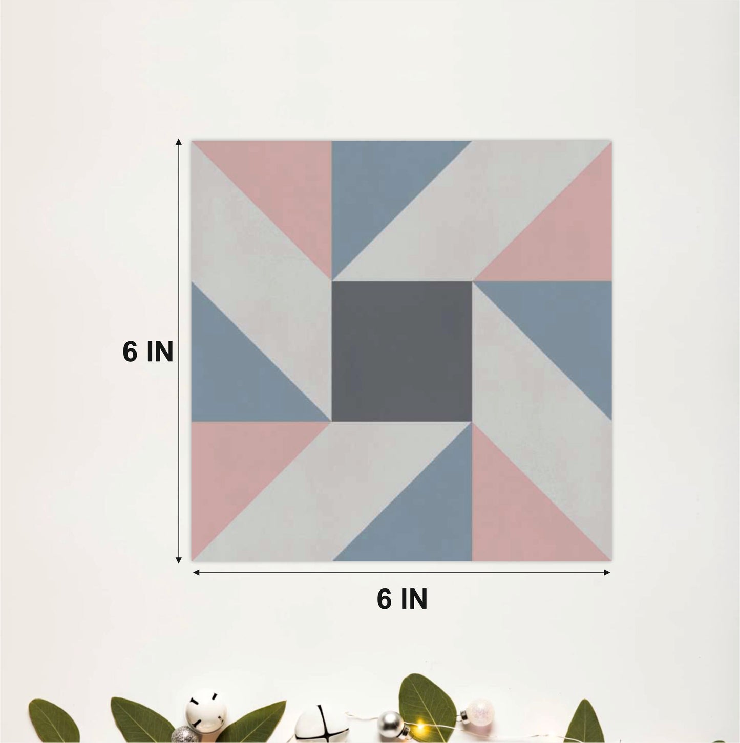 Abstract Pastel Geometry Tile Sticker