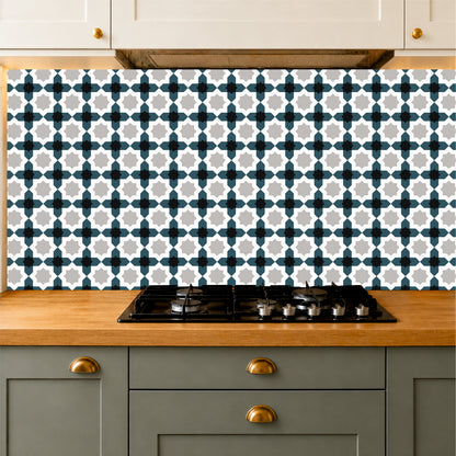 Architectural Star Pattern Tile Sticker