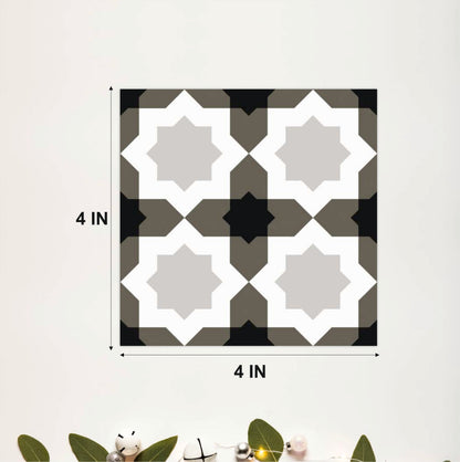 Warm Neutral Mosaic Tile Sticker