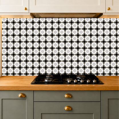 Warm Neutral Mosaic Tile Sticker