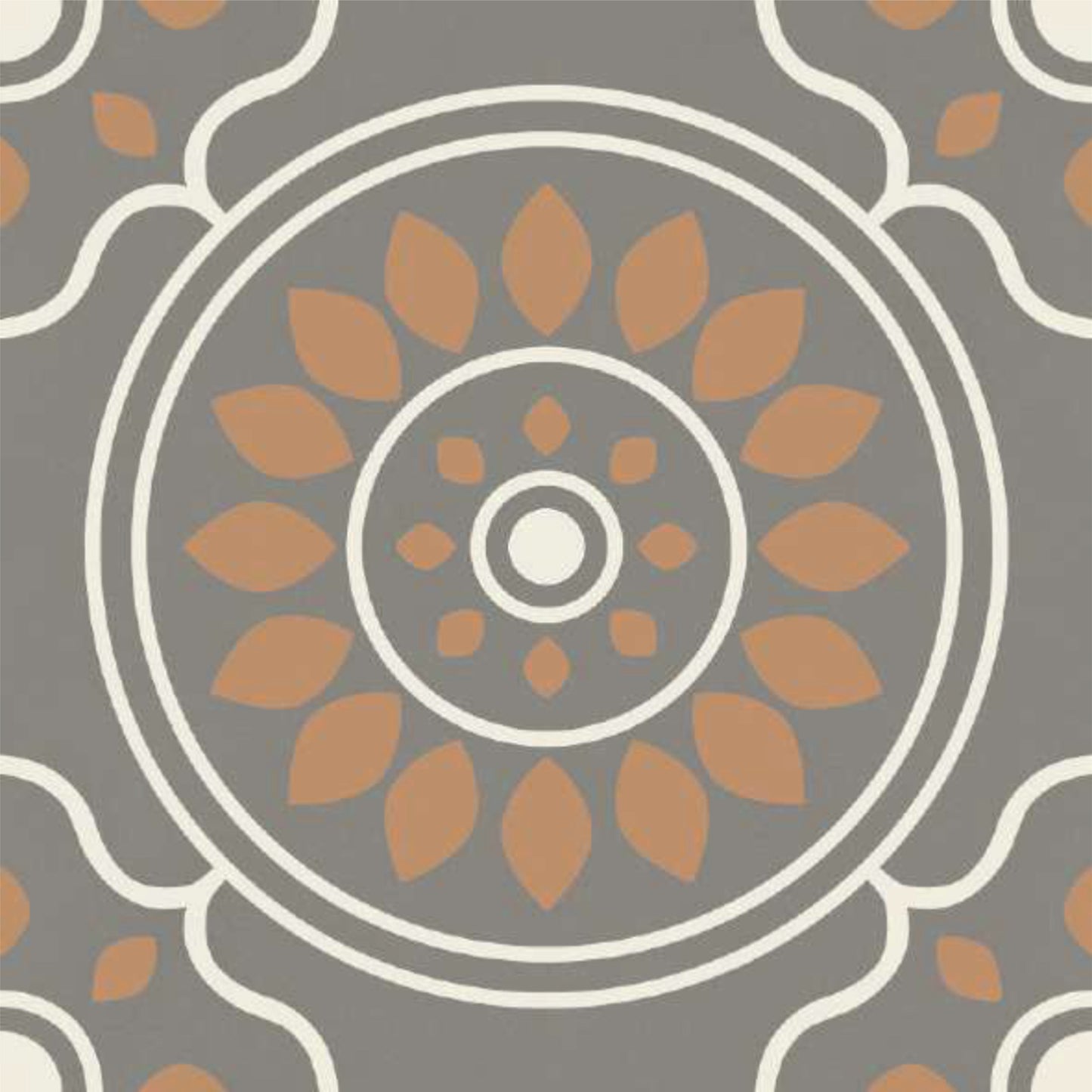 Moroccan Floral Medallion Tile Sticker