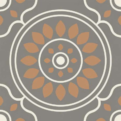 Moroccan Floral Medallion Tile Sticker