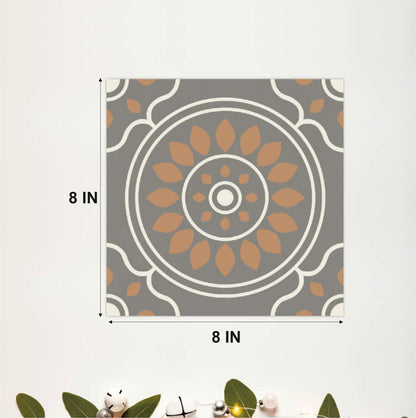 Moroccan Floral Medallion Tile Sticker