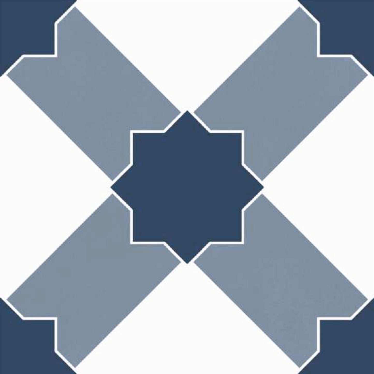 Geometric Cross Pattern Tile Sticker