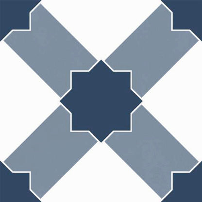 Geometric Cross Pattern Tile Sticker