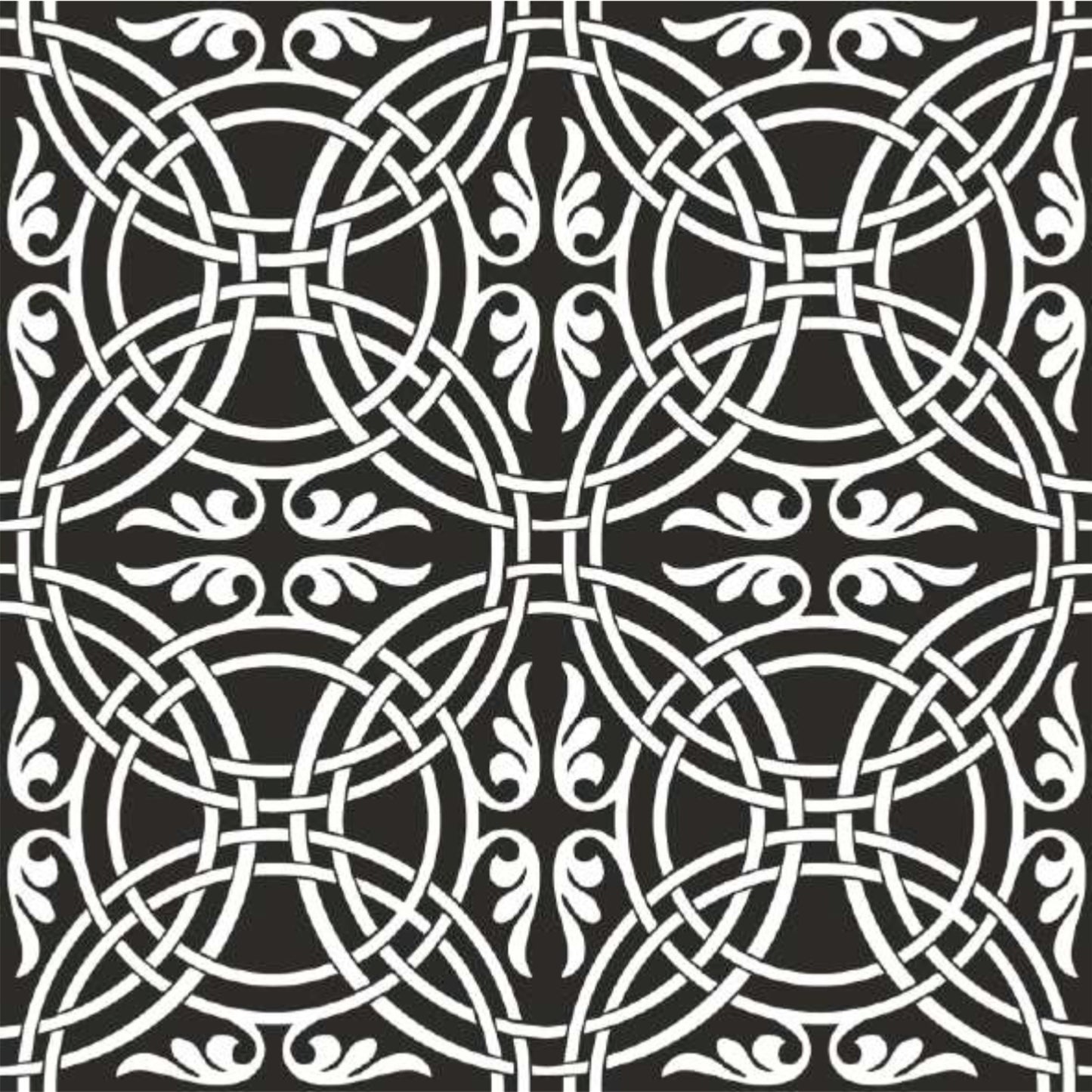 Classic Black & White Mosaic Tile Sticker