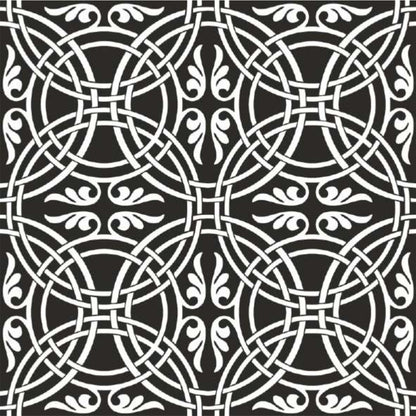 Classic Black & White Mosaic Tile Sticker