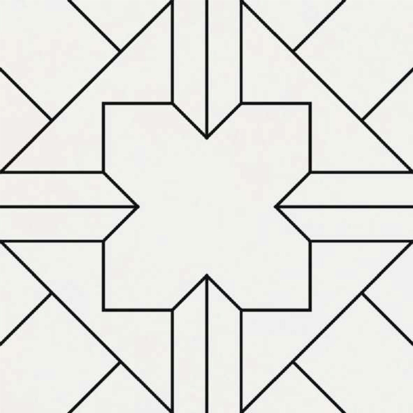 Scandinavian Line Pattern Tile Sticker
