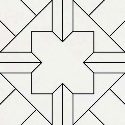 Scandinavian Line Pattern Tile Sticker