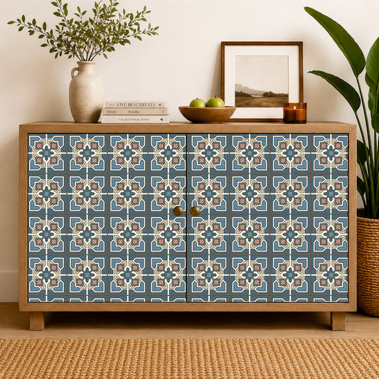 Decorative Square Pattern Tile Sticker