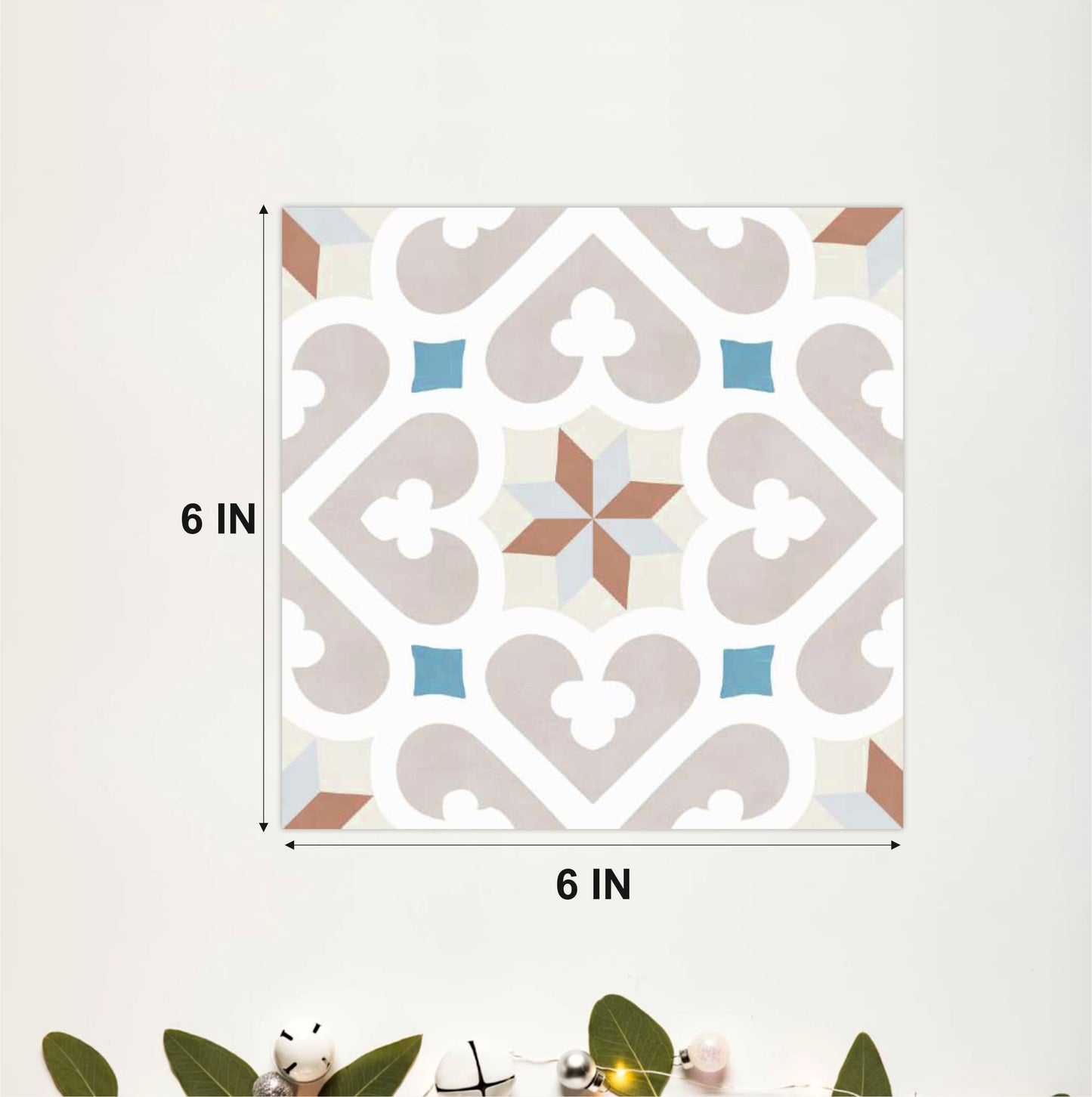 Heritage Star Medallion Tile Sticker