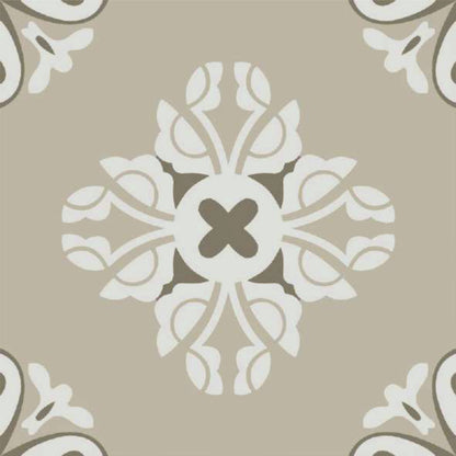 Heritage Floral Pattern Tile Sticker