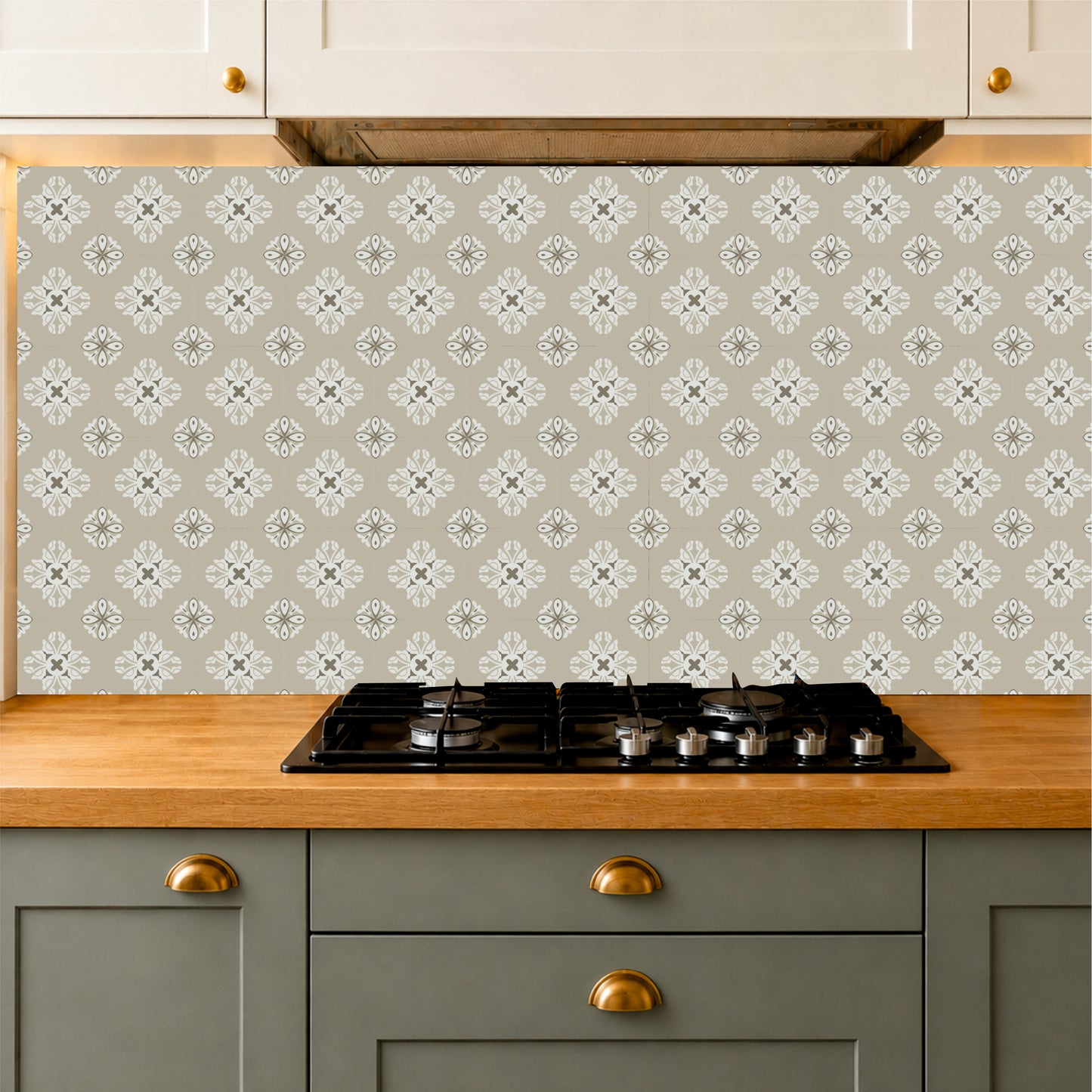 Heritage Floral Pattern Tile Sticker