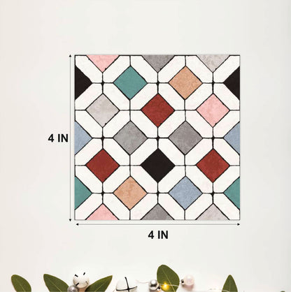 Pastel Diamond Mosaic Tile Sticker