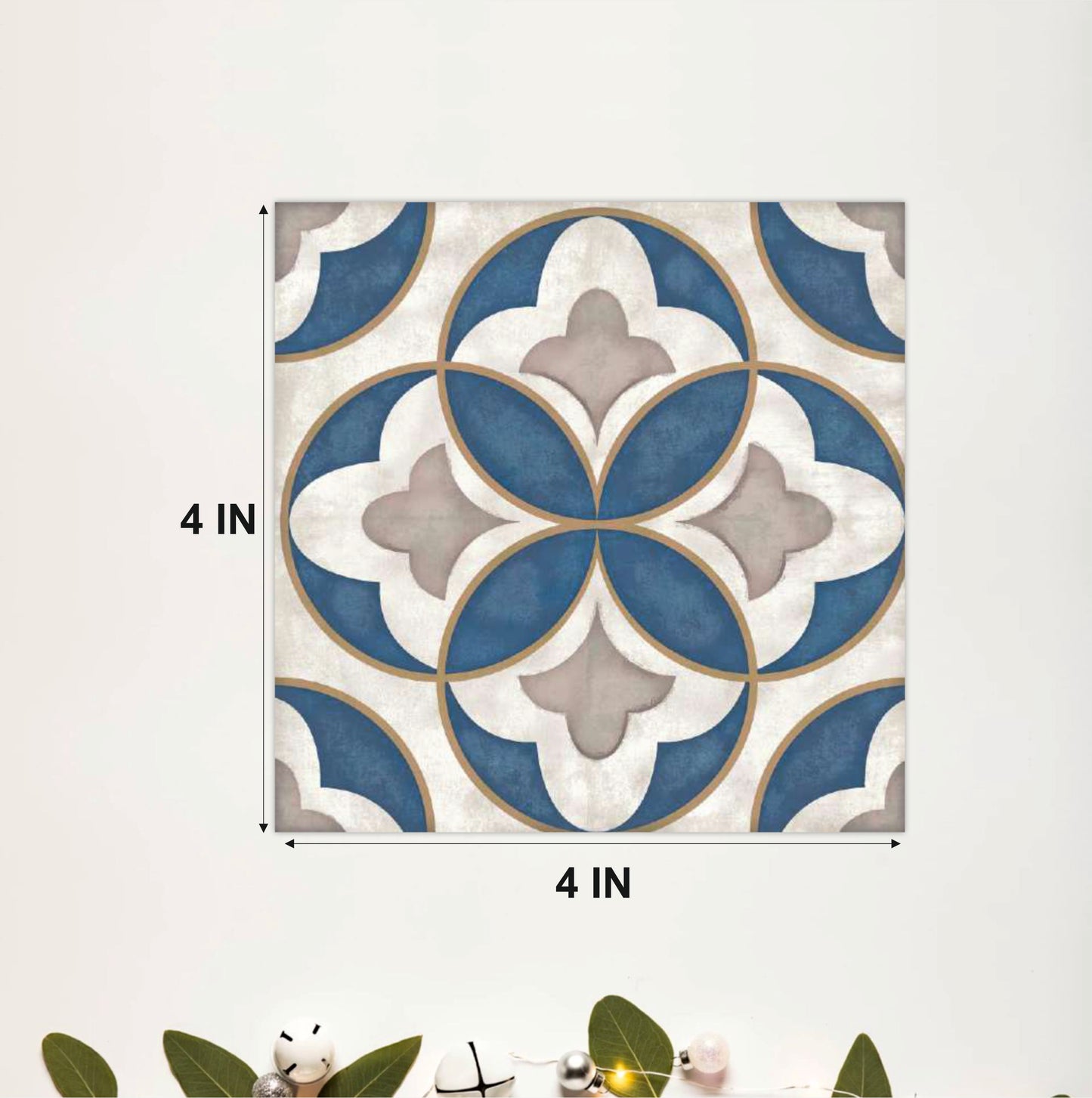 Heritage Floral Mosaic Tile Sticker