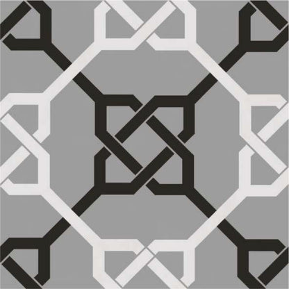 Contemporary Lattice Mosaic Tile Sticker