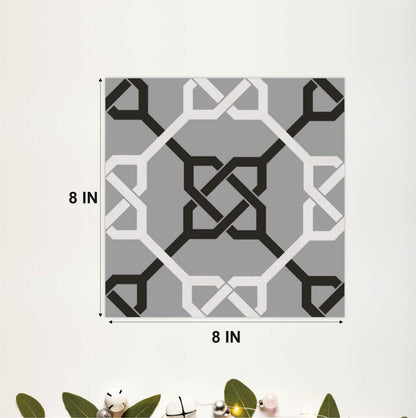 Contemporary Lattice Mosaic Tile Sticker