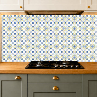 Elegant Geometric Medallion Tile Sticker