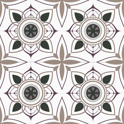 Decorative Floral Mosaic Tile Sticker