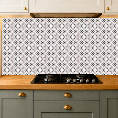 Decorative Floral Mosaic Tile Sticker