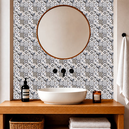 Vintage Monochrome Decorative Tile Sticker