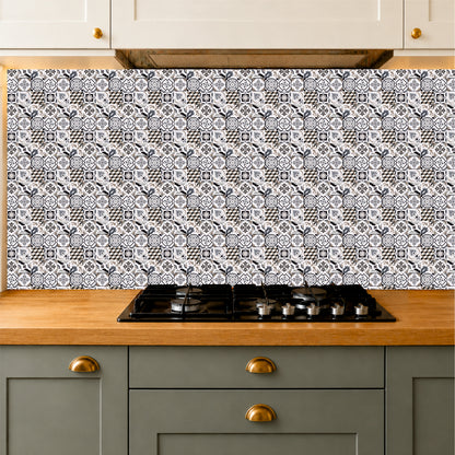 Vintage Monochrome Decorative Tile Sticker