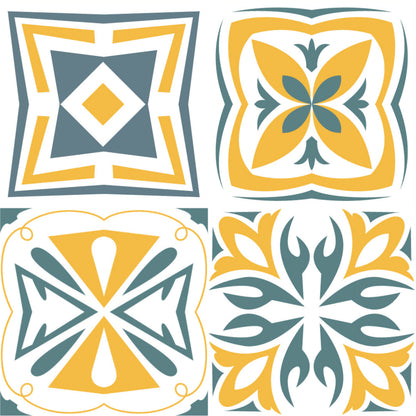 Mustard & Sage Patchwork Tile Sticker Set