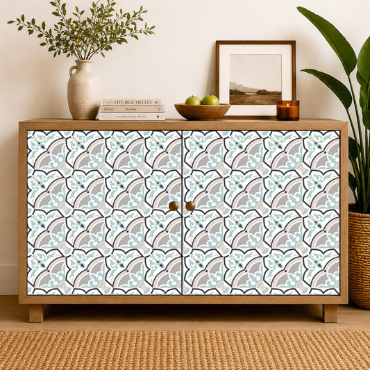Pastel Vintage Ornamental Tile Sticker