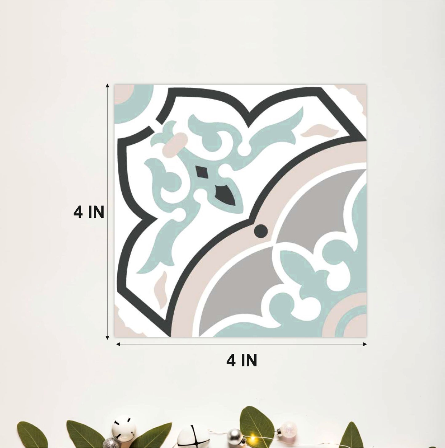 Pastel Vintage Ornamental Tile Sticker