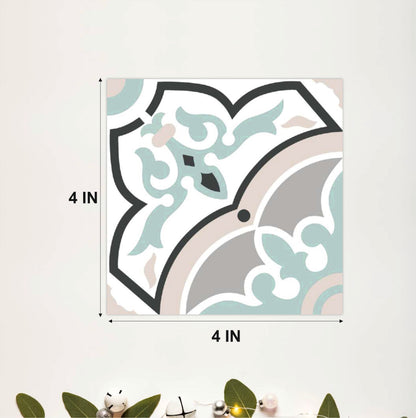 Pastel Vintage Ornamental Tile Sticker