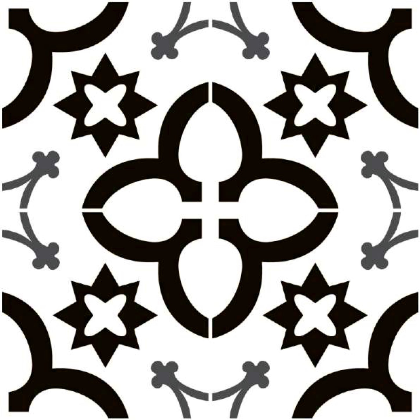 Heritage Geometric Ceramic Tile Sticker