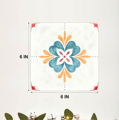 Spanish Blossom Tile Sticker